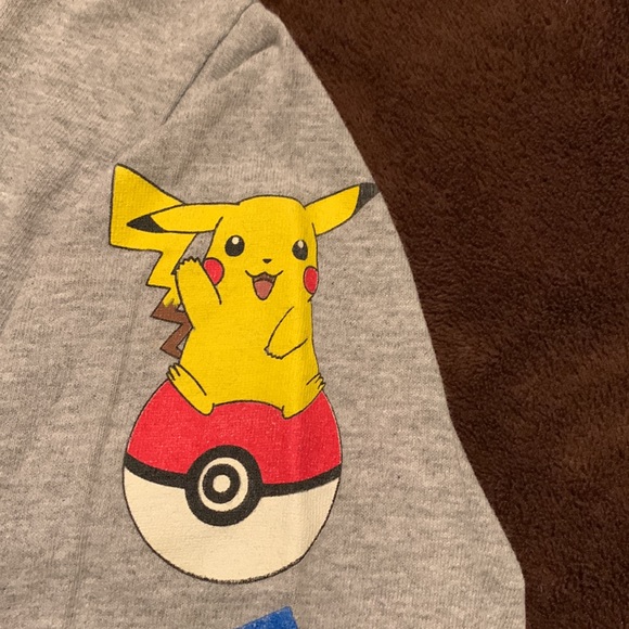 Vintage 1999 Pokémon Pikachu Long Sleeve Shirt Top S Small Screen Print Image - Picture 4 of 12